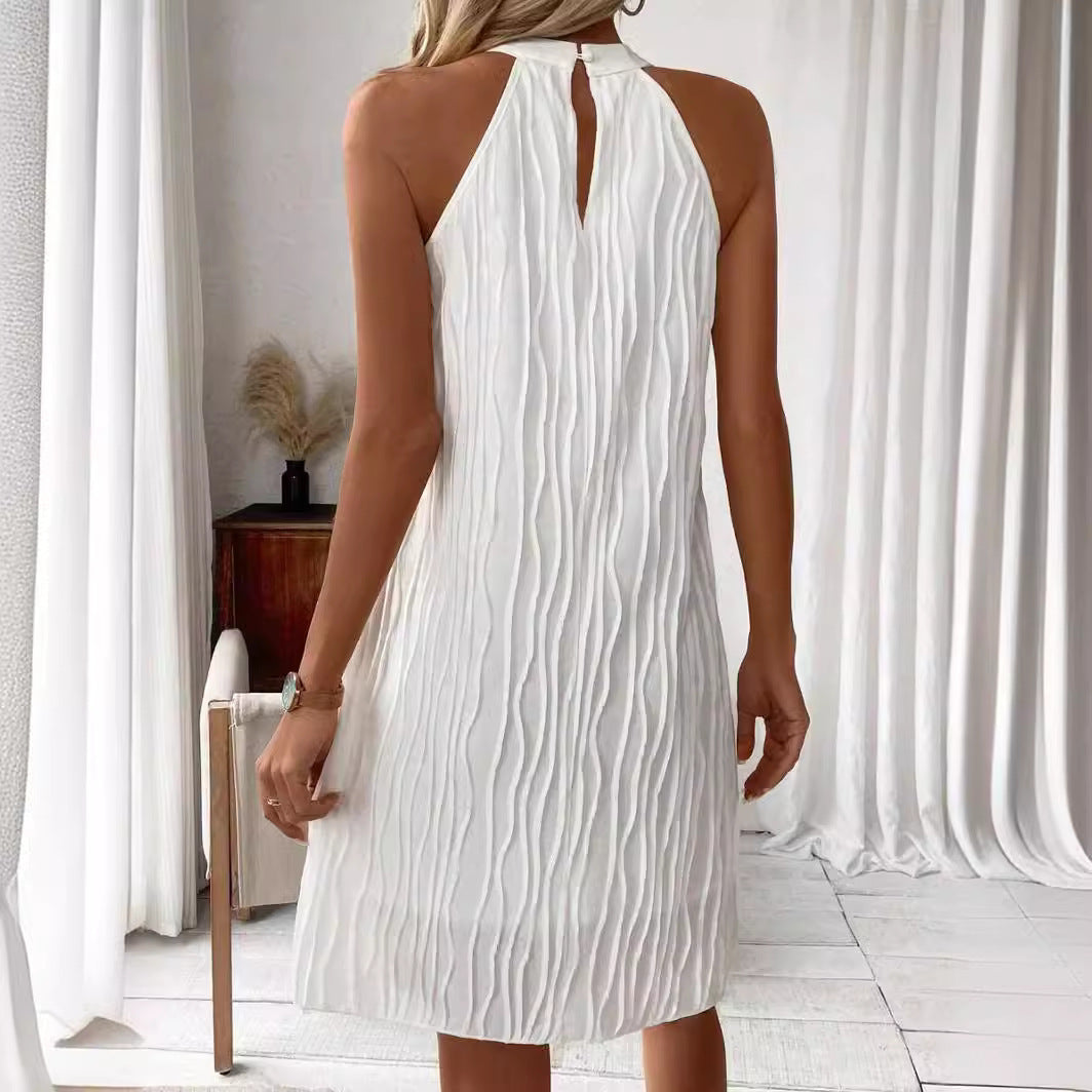 Elegantes Damen Neckholder-Kleid – Rückenfrei & Sommerlich